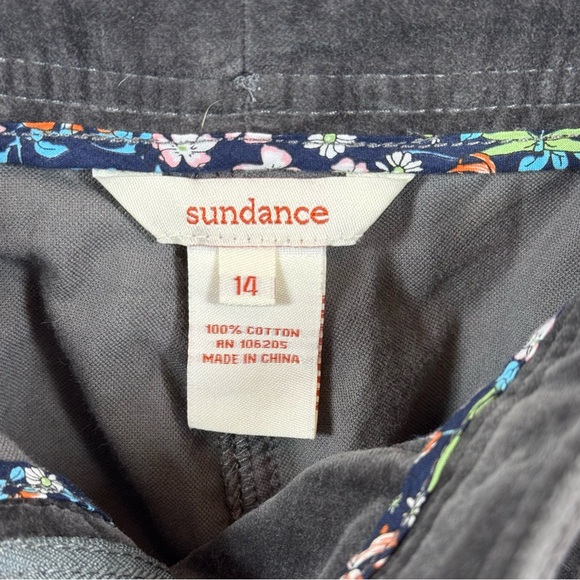 Sundance Nightfall Velvet Cargo Pants, Sz 14, Charcoal, NWOT w/ imperfections - Picture 5 of 16